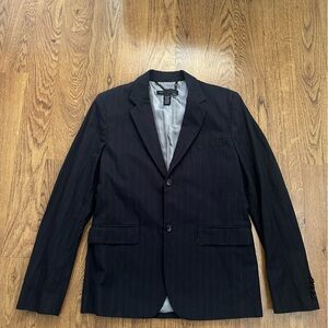 Marc By Marc Jacobs blue and Gray Blazer two button size medium lined casual